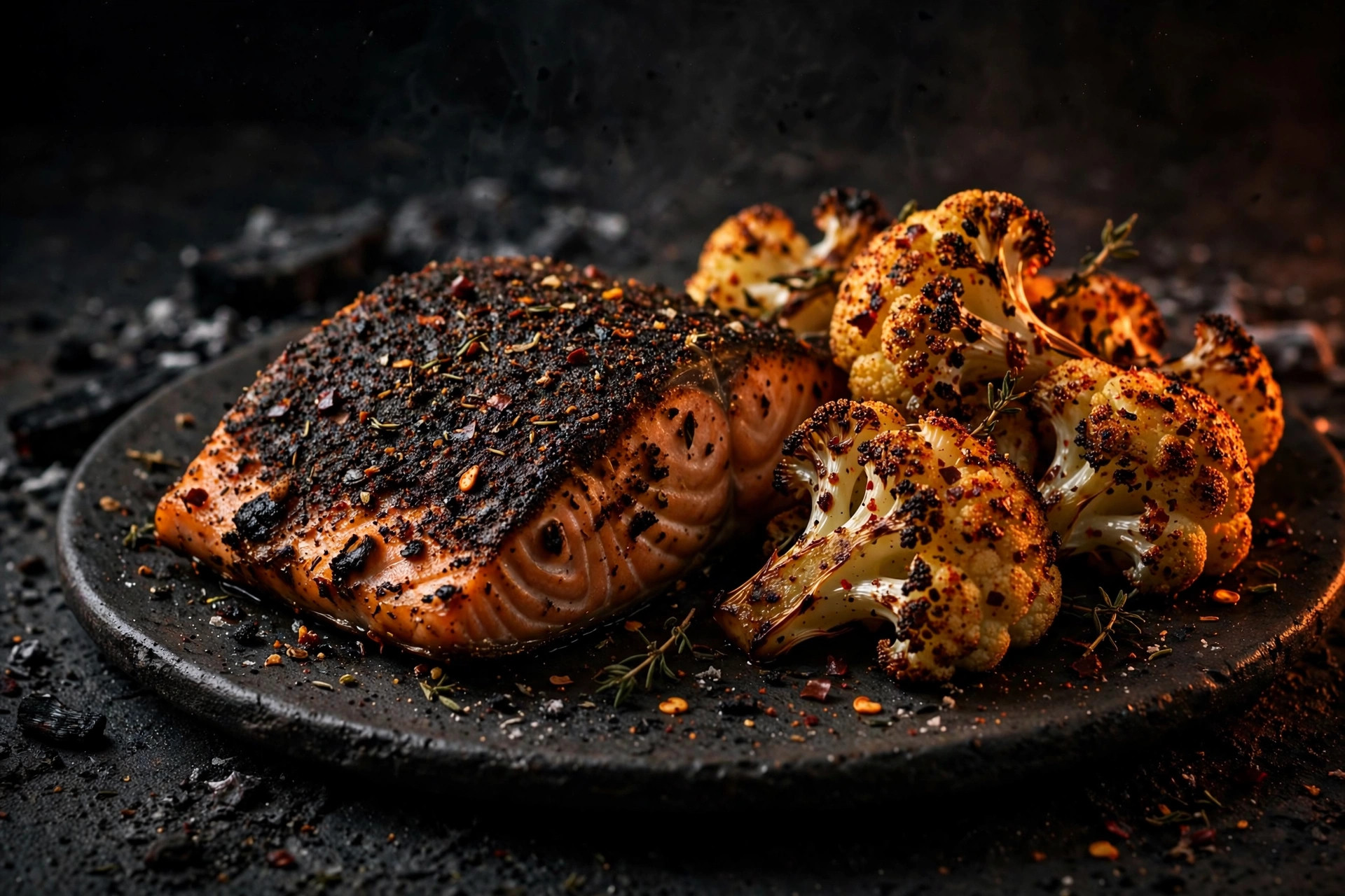 Raider Blackened Salmon